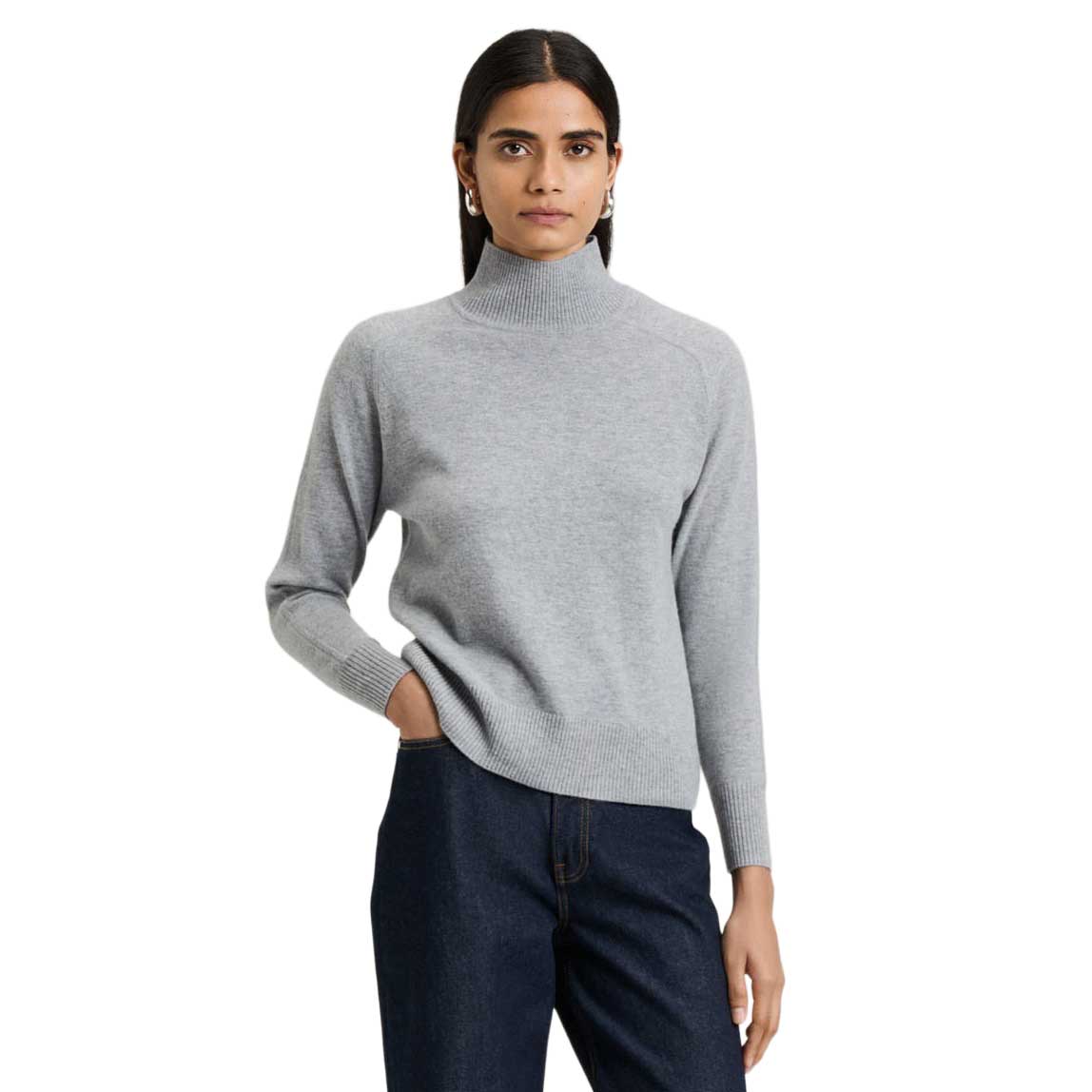 Veronika Maine Merino Funnel Neck Sweater